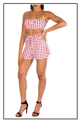 Gingham Vibe Set - SoulShineCollections